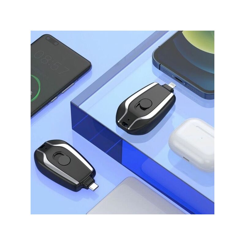 foto del prodotto topolenashop batteria esterna power bank 1500mah portachiavi type c 1500mah yd 101