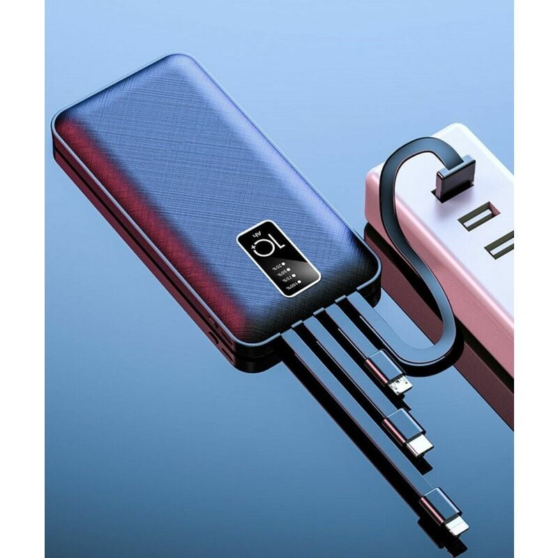 foto del prodotto topolenashop batteria esterna power bank 20000 mah 5v 2a usb type c per iphone