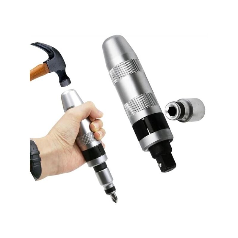 foto del prodotto topolenashop cacciavite giravite impatto percussione punte reversibile 7pz art. 251207