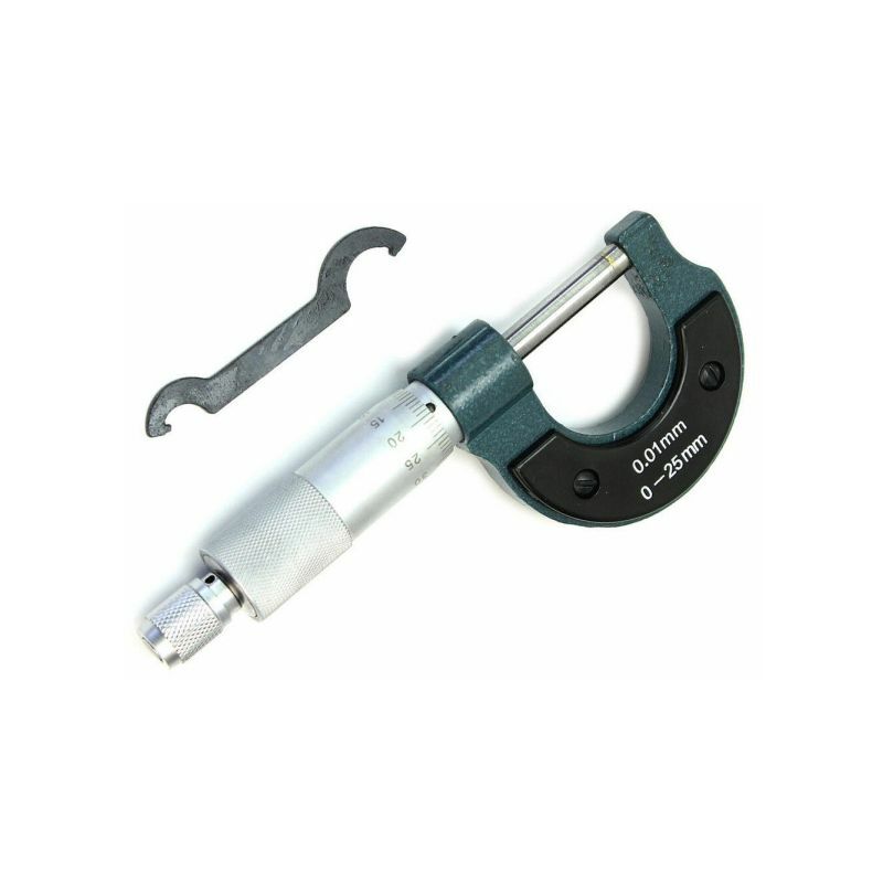 foto del prodotto topolenashop calibro micrometro centesimale spessimetro misuratore precisione 0 25mm 0.01 mm