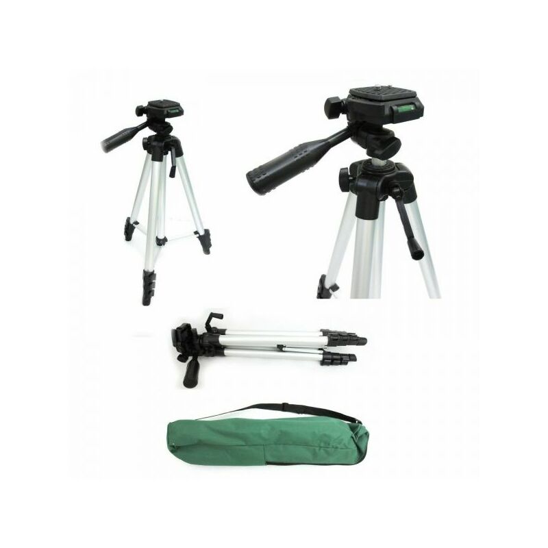 foto del prodotto topolenashop cavalletto treppiedi fotocamera per videocamera stativo 1,20mt max