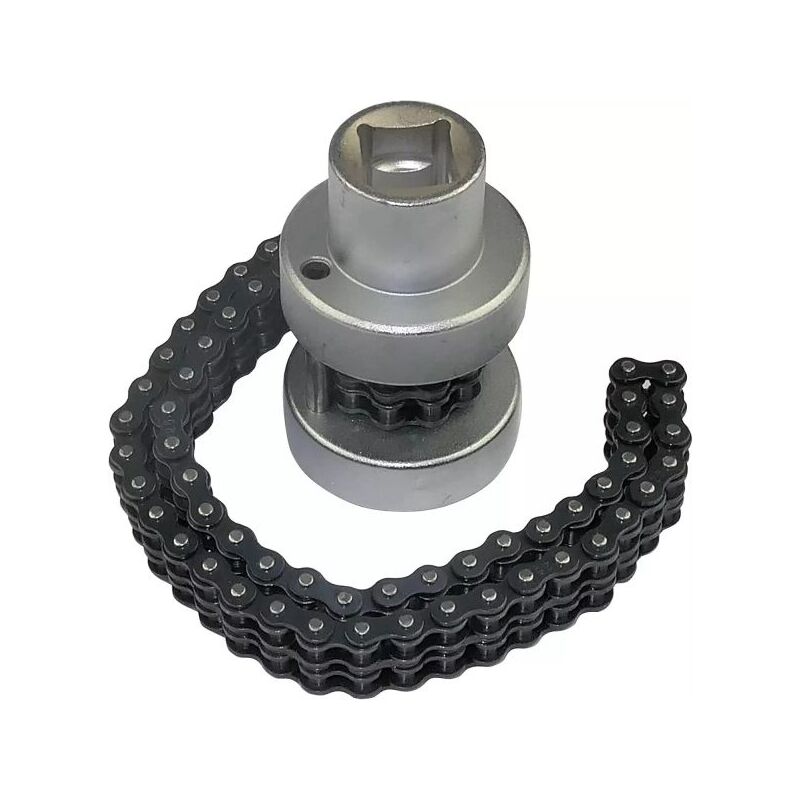 foto del prodotto topolenashop chiave per filtro olio gasolio a catena attacco 1 2 doppia catena 30 cm 07667