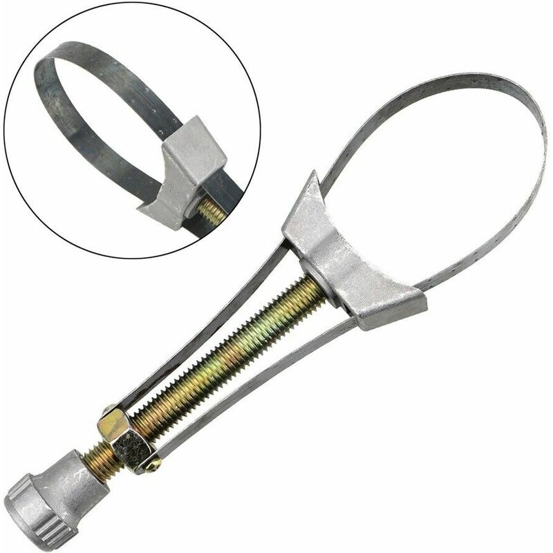 immagine 0 del prodotto topolenashop chiave smontaggio filtro olio filtri chiave a nastro regolabile acciaio 105 mm