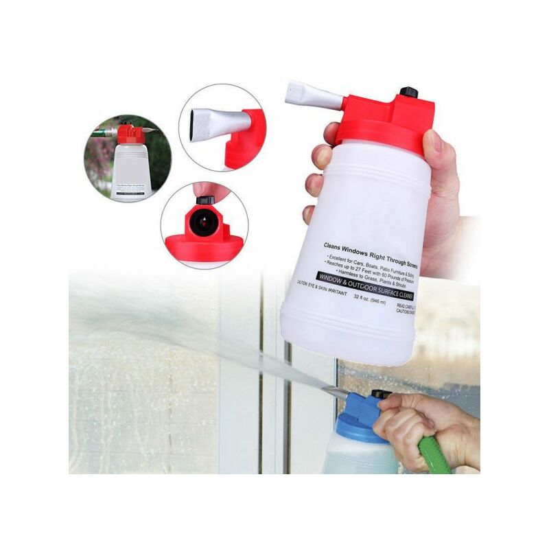 foto del prodotto topolenashop contenitore detergente pulizia vetri auto pompa pulisci finestre full crystal