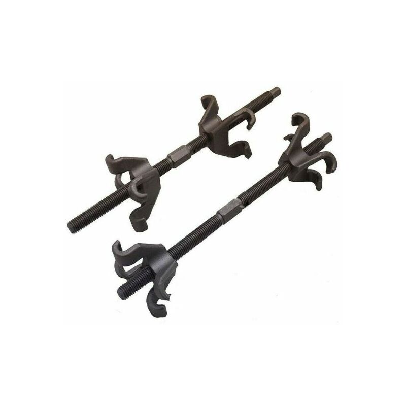 foto del prodotto topolenashop coppia compressori molle smontaggio ammortizzatori auto con 4 ganci 38cm 380mm