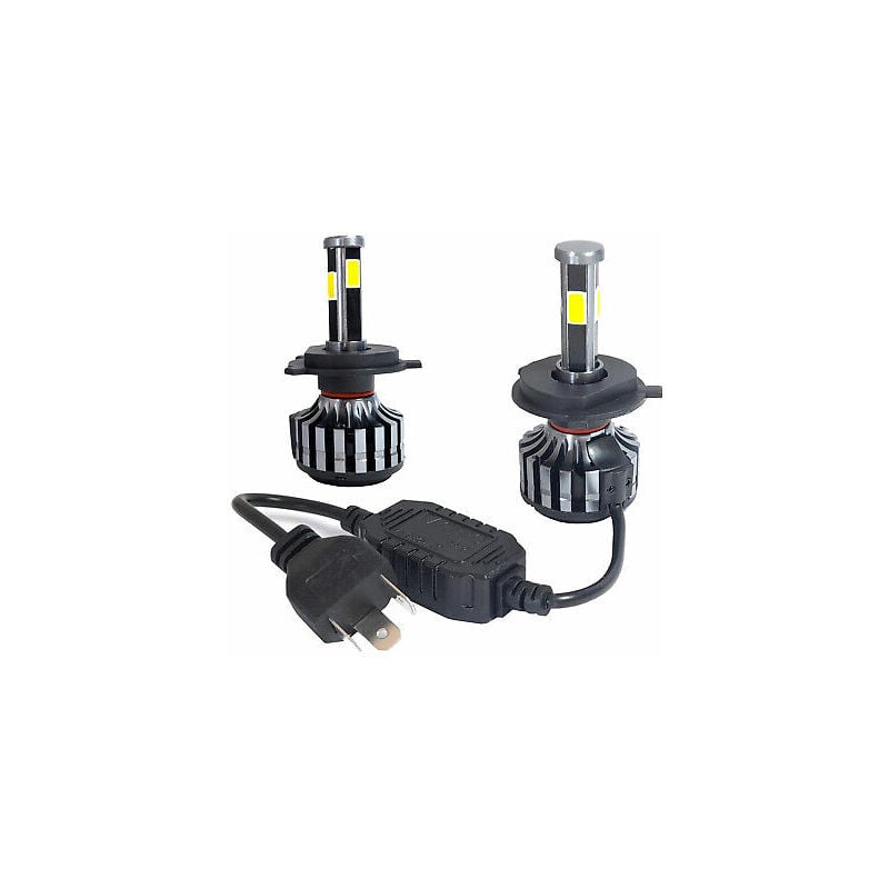 foto del prodotto topolenashop coppia lampade auto moto d6 h4 led 4200lm 38w 6000k emc kit lampadine 92135