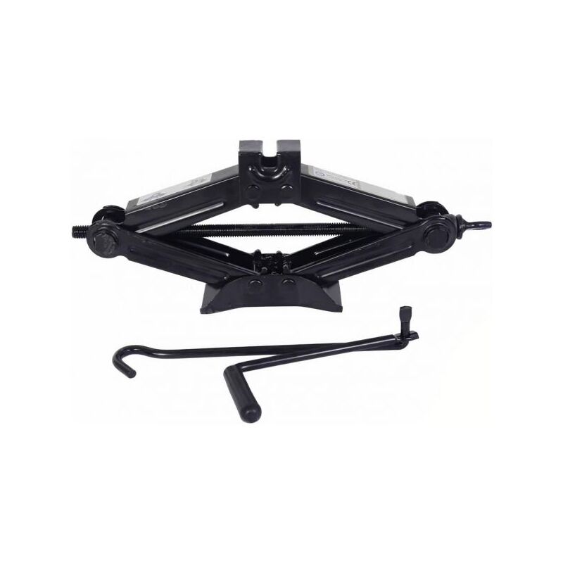 foto del prodotto topolenashop cric crick a pantografo sollevatore manuale 2 tonnellate auto ruote 2000kg 37385