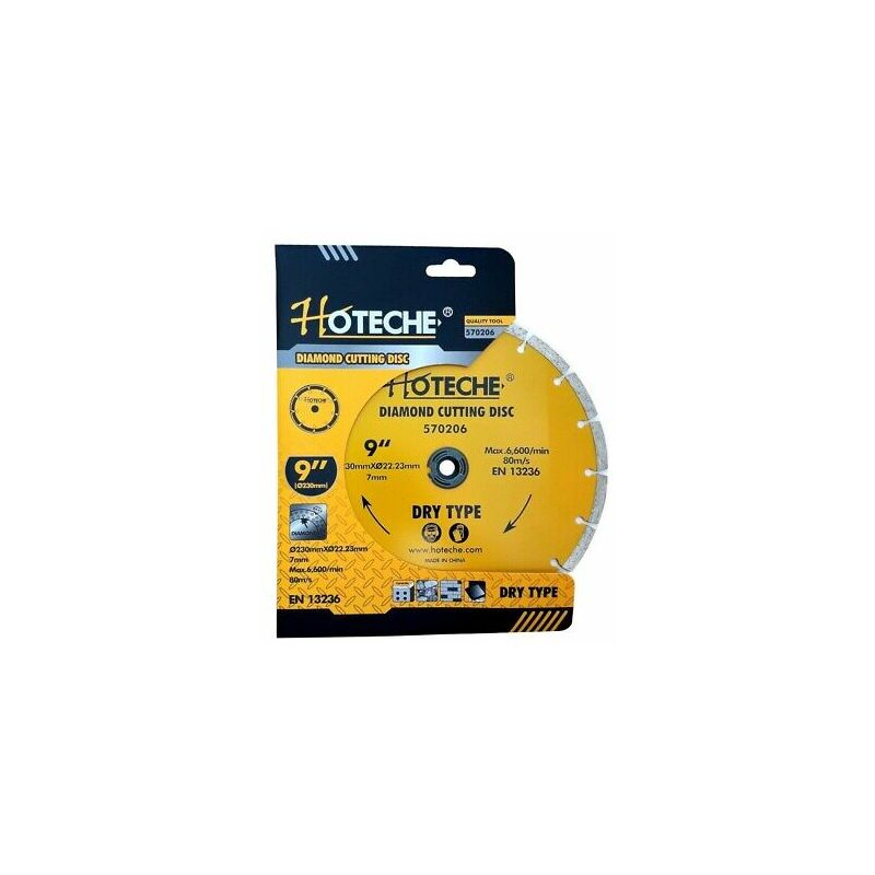 foto del prodotto topolenashop disco diamantato 230mm taglio marmo cemento mattoni pietra sega art.570206