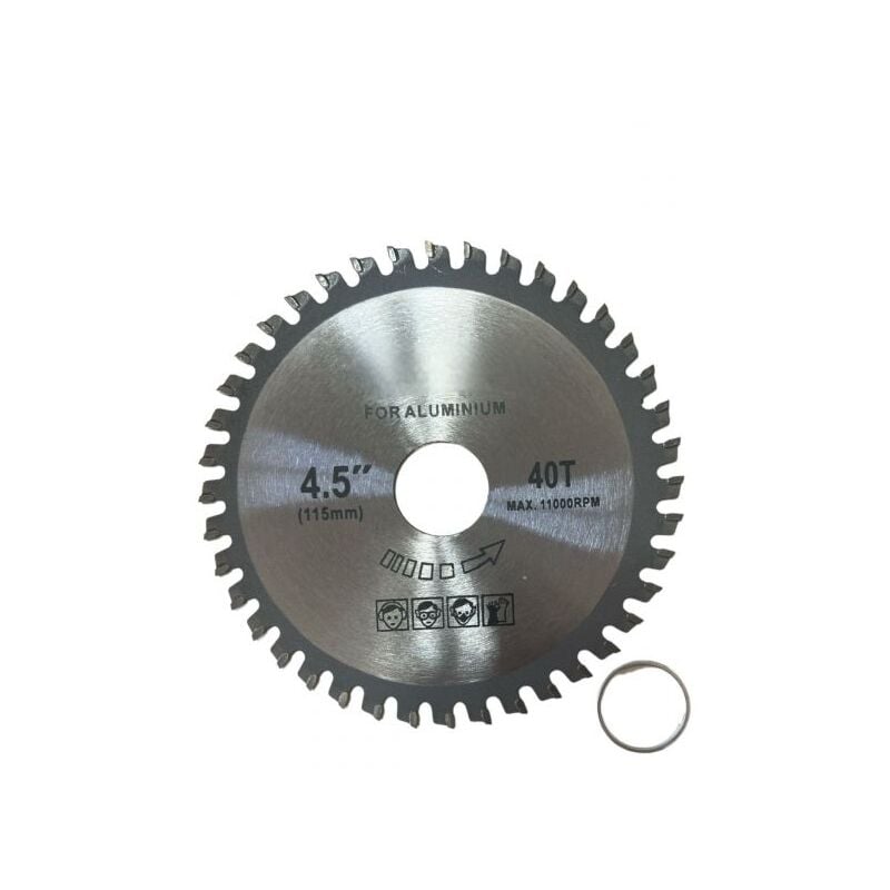 foto del prodotto topolenashop disco lama ricambio per sega circolare per taglio legno 40 denti 4.5 115mm 07595