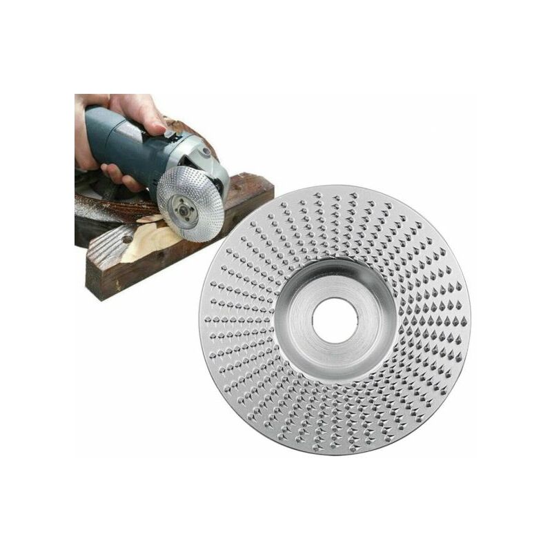 foto del prodotto topolenashop disco per smerigliatrice angolare raspa levigatura intaglio legno 123mm 66013