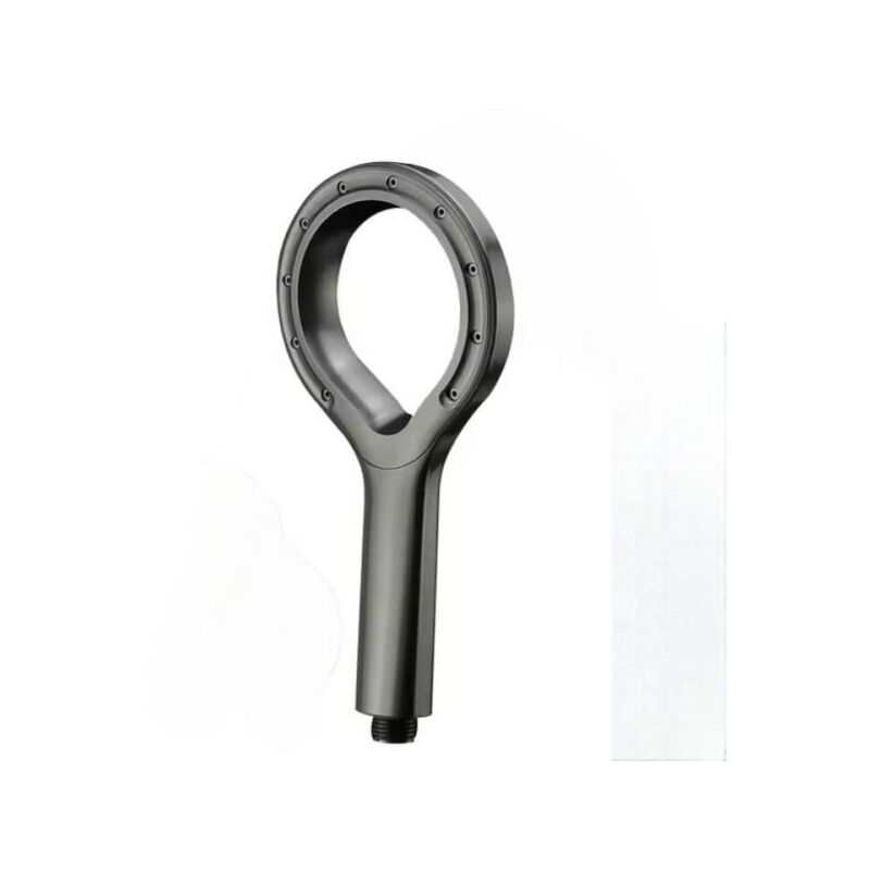 foto del prodotto topolenashop doccetta ricambio multigetto aerato per doccia soffione doccia 1 2 nero art87515