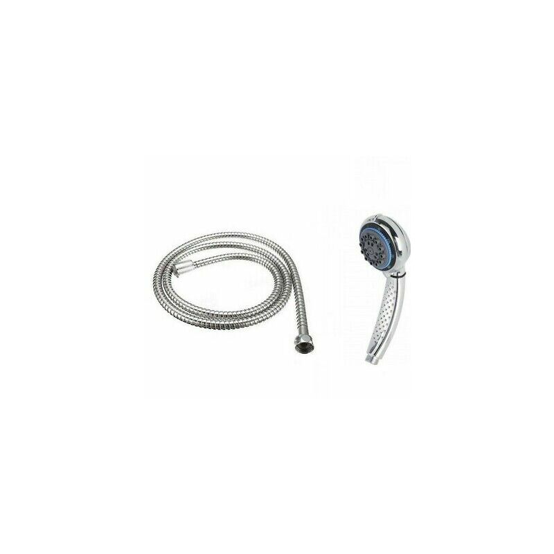 foto del prodotto topolenashop doccia doccetta soffione 8 getti anticalcare con tubo flessibile