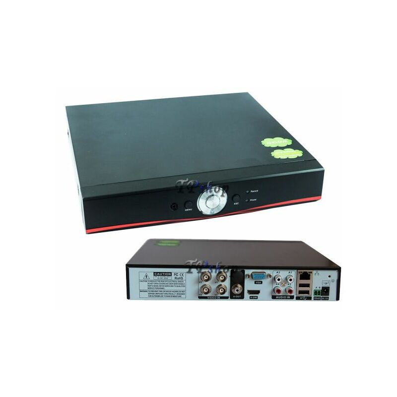 foto del prodotto topolenashop dvr videosorveglianza ahd h264 hdmi lan vga 4 ch canali audio video each italy