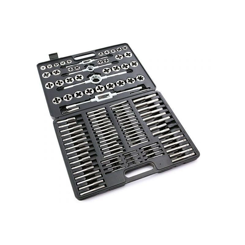 foto del prodotto topolenashop filiera 110 pezzi set filiere per filettatura maschi e femmine per filettatura