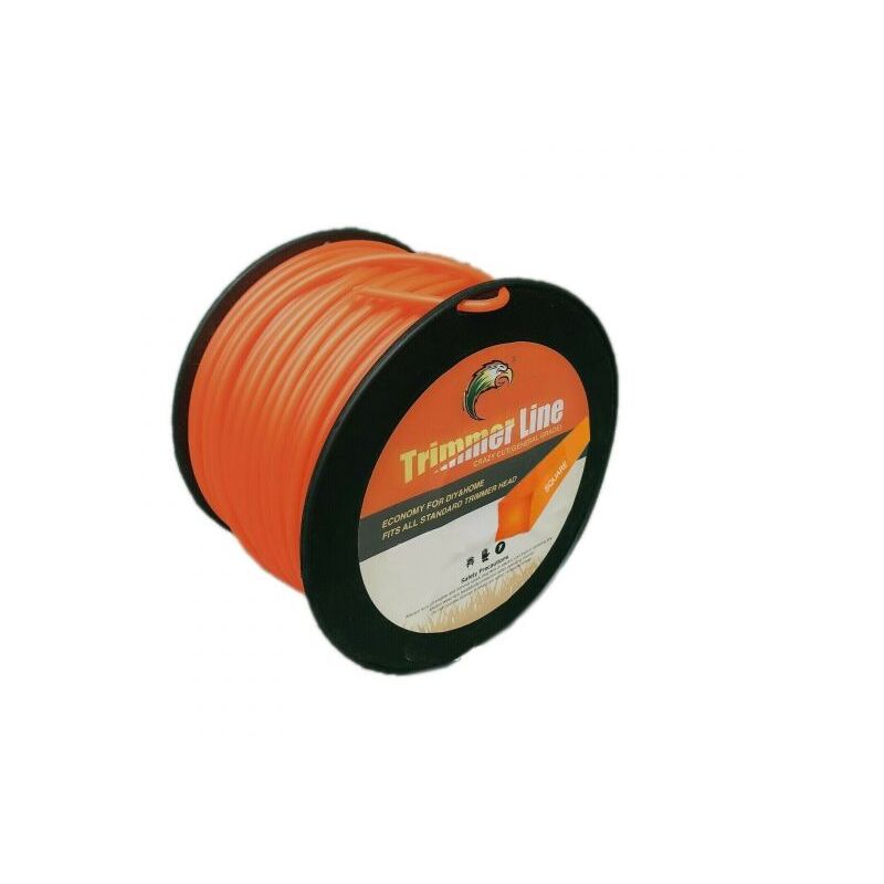 foto del prodotto topolenashop filo per decespugliatore quadrato 3.0 mm bobina 100mt taglaerba cavo matassa
