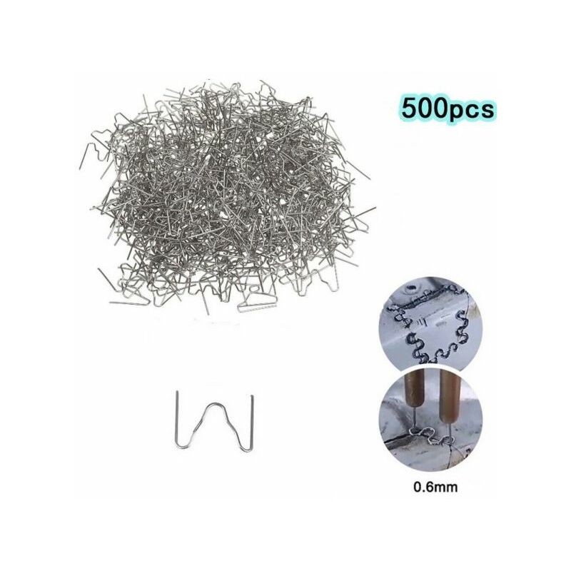 foto del prodotto topolenashop graffette punti metallici per pistola saldatore plastica 500pz 0.6mm outside
