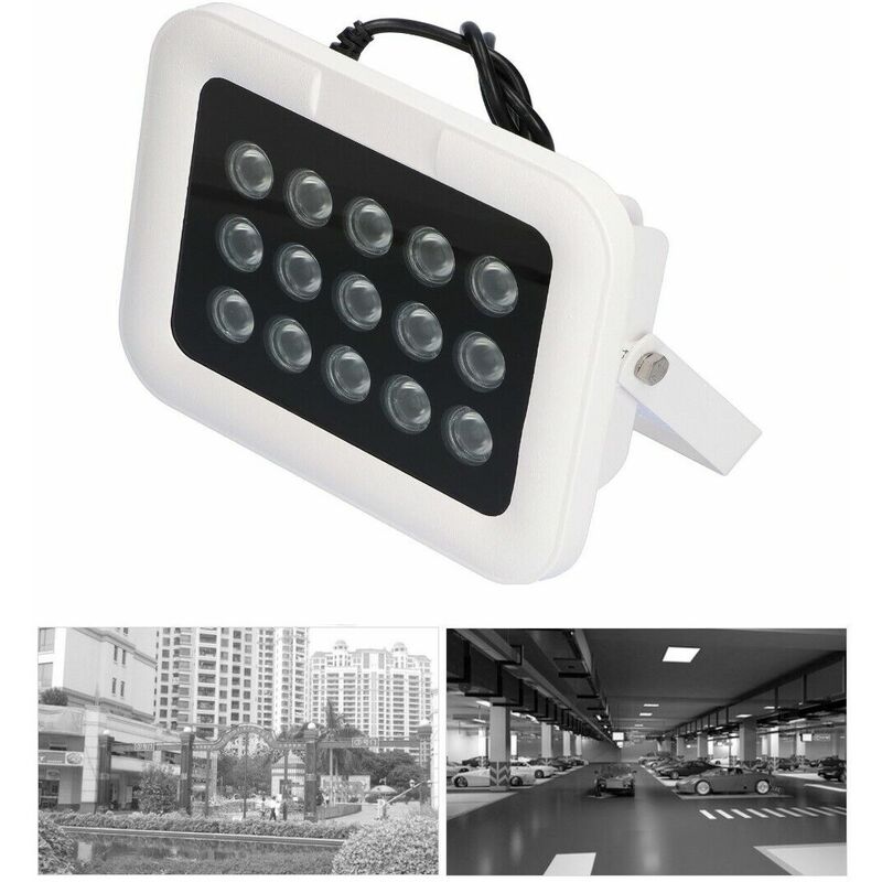 foto del prodotto topolenashop - illuminatore infrarossi per telecamera 15 led ir 900 lumen per telecamere