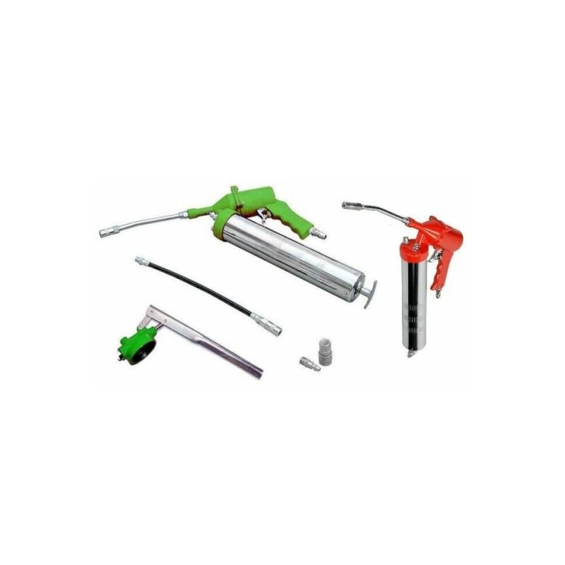 foto del prodotto topolenashop ingrassatore pneumatico auto ad aria e pistola pompa manuale con tubi kit 6 pz