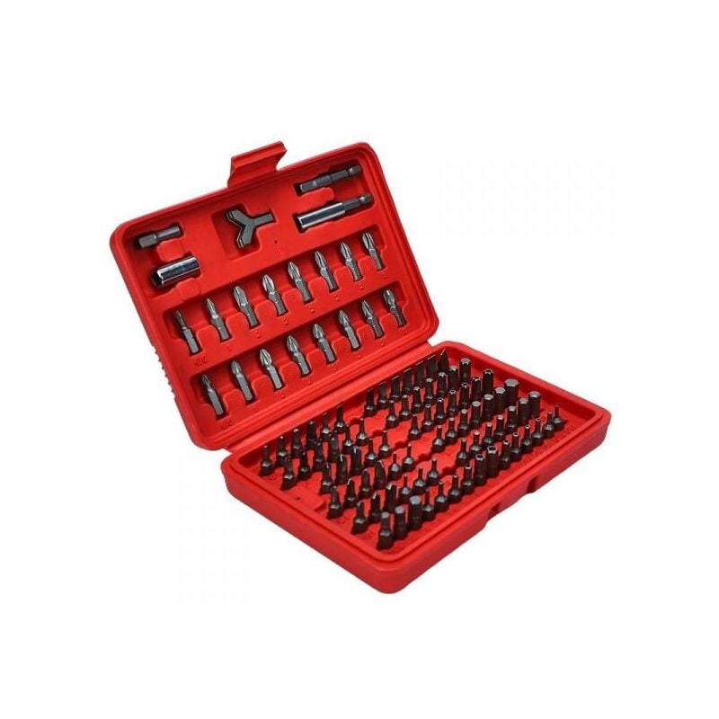foto del prodotto topolenashop kit 100 inserti giravite cacciavite punte trapano avvitatore 100 pezzi 70730
