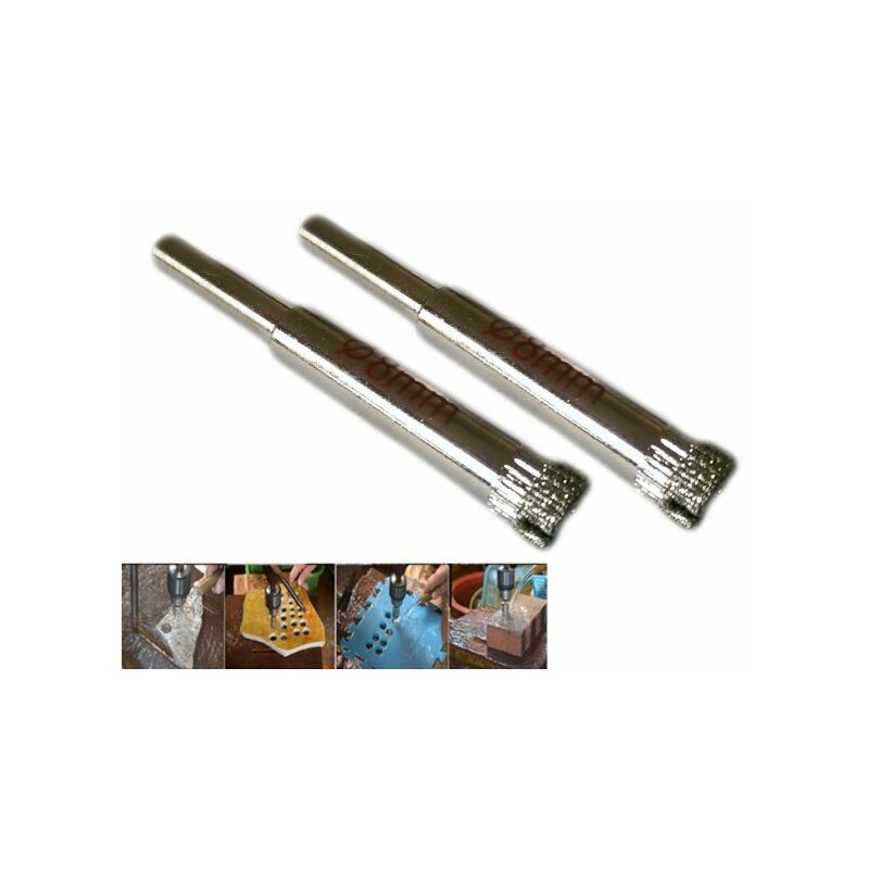 foto del prodotto topolenashop kit 2 fresa a tazza diamantata 8 mm per vetro, marmo, ceramica e vetroresina