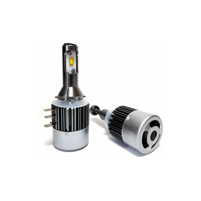 foto del prodotto topolenashop kit coppia lampade led h15 auto canbus 4800 lumen 6000k 36w