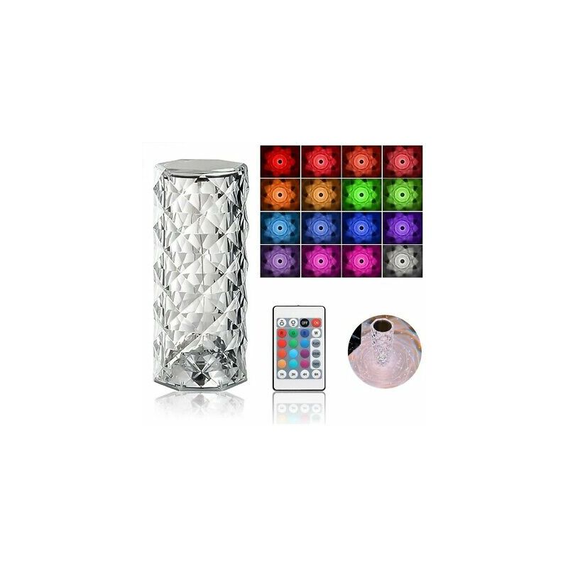 foto del prodotto topolenashop lampada da tavolo led rgb ricaricabile touch per ristoranti bar hotel art.86119