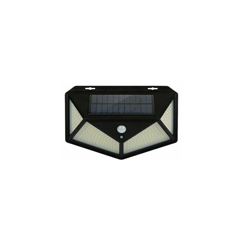 foto del prodotto topolenashop lampada luce faretto faro esterno solare 300 led con sensore movimento hs 8010c