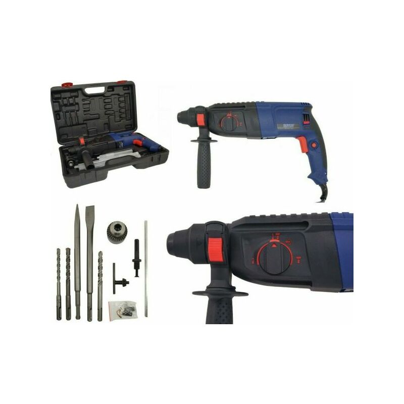 foto del prodotto topolenashop martello perforatore rotativo tassellatore trapano 800w 2.8j royce demolitore