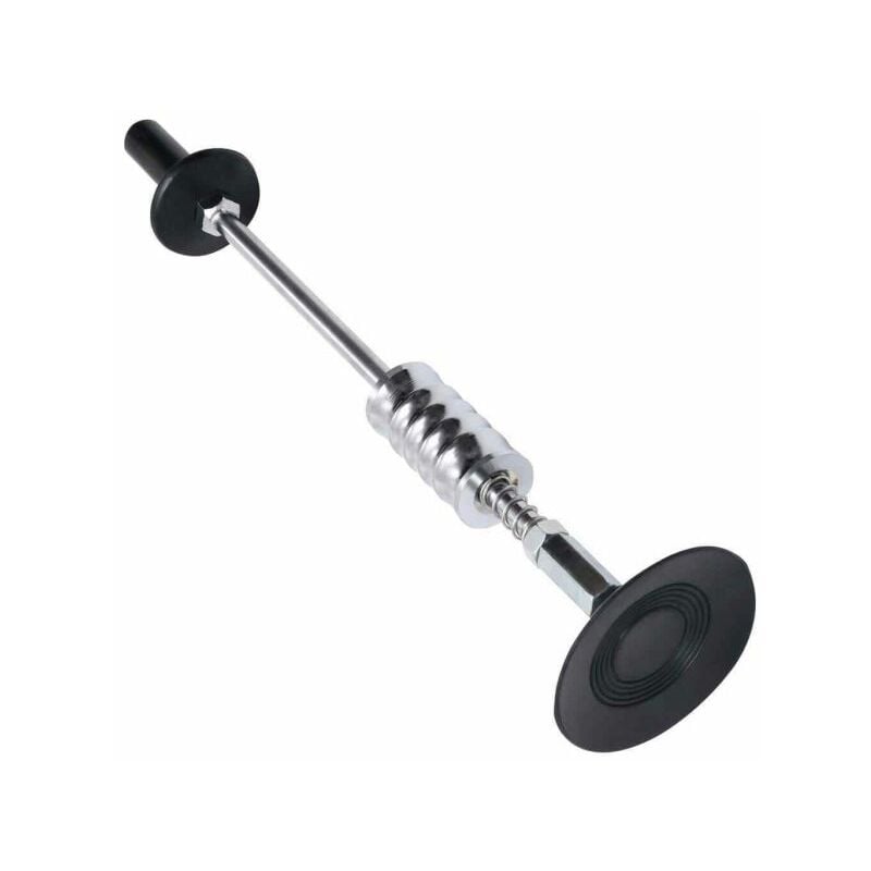 foto del prodotto topolenashop martello scorrevole con ventosa molla a pressione 55 cm in acciaio al carbonio