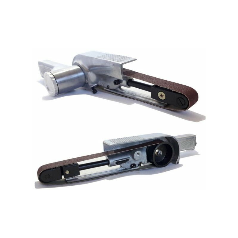 foto del prodotto topolenashop mini levigatrice a nastro 20x520mm pneumatica ad aria compressa 16000 rpm