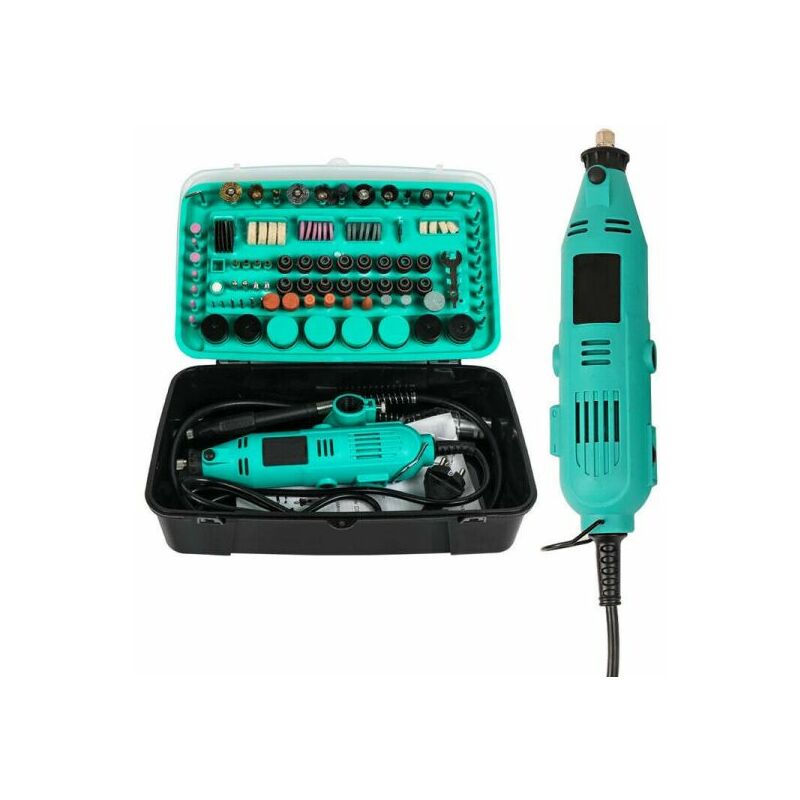 foto del prodotto topolenashop mini trapano smerigliatrice 130w 388 accessori lucida leviga tipo dremel drimmel