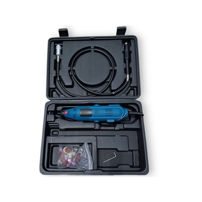 foto del prodotto topolenashop mini trapano smerigliatrice 280w 42 accessori lucida leviga dremel drimmel 11101