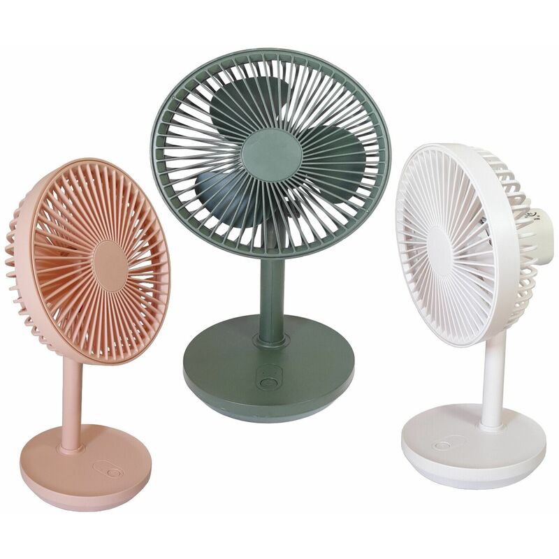 foto del prodotto topolenashop mini ventilatore da tavolo ricaricabile 3 velocit oscillante portatile hr2206