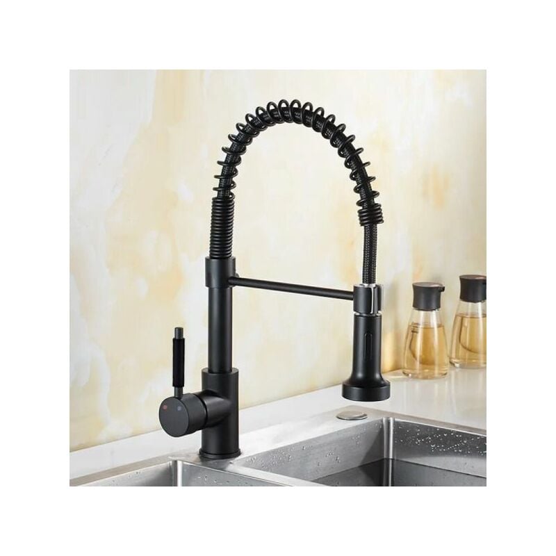 foto del prodotto topolenashop miscelatore cucina rubinetto con doccetta canna alta isola cucina 87467