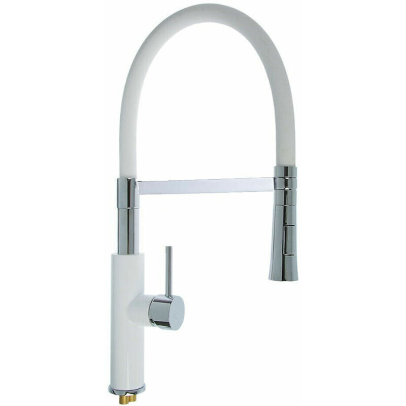 foto del prodotto topolenashop miscelatore rubinetto lavello cucina con doccetta monocomando canna alta 59594