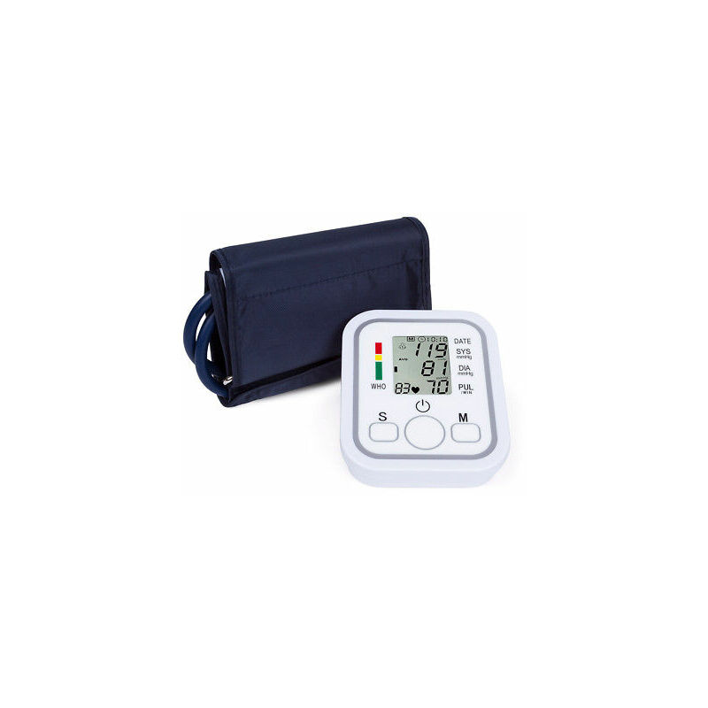 foto del prodotto topolenashop misuratore di pressione da braccio automatico sfigmomanometro aritmia 598