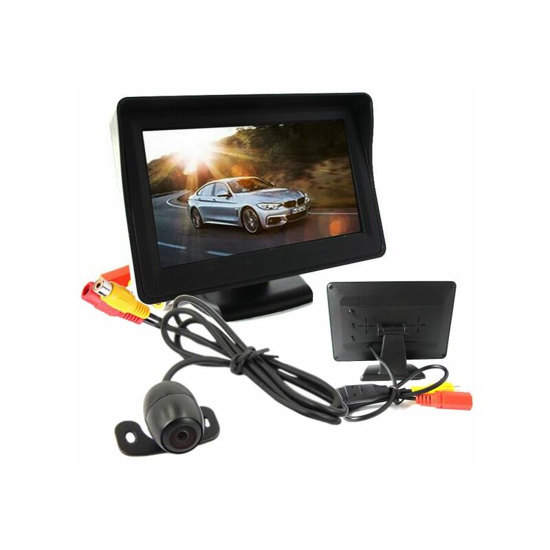 foto del prodotto topolenashop monitor 4.3 kit telecamera retromarcia auto retrocamera camper telecamera staff