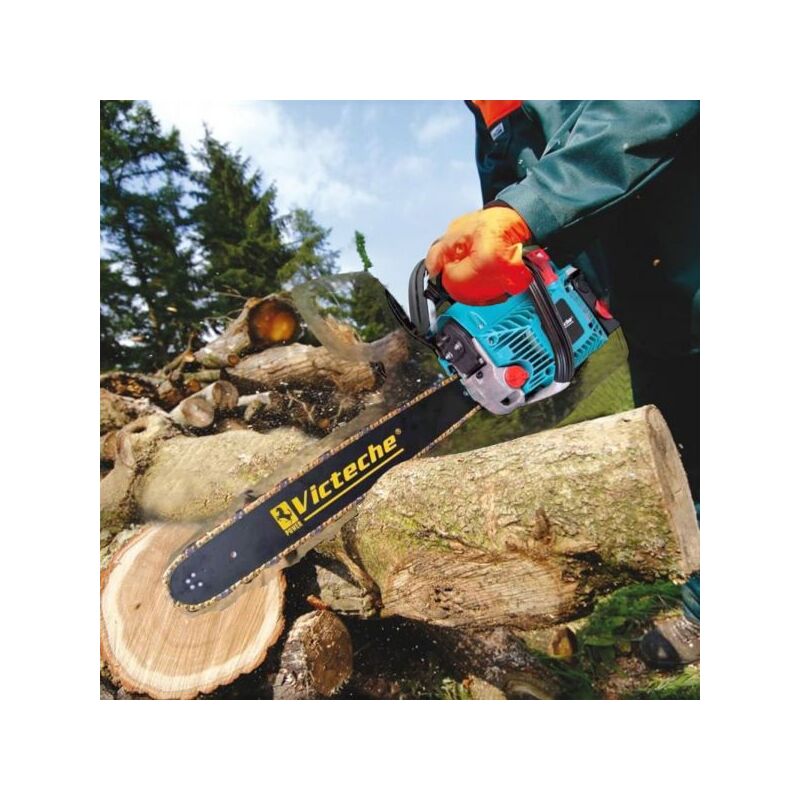 foto del prodotto topolenashop motosega a scoppio 68cc 2 tempi con barra da 50cm per potatura pota giardinaggio vg12021
