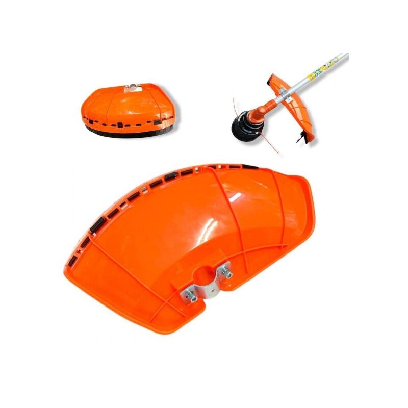 foto del prodotto topolenashop parasassi decespugliatore plastica 38cm scudo universale protezione tagliaerba
