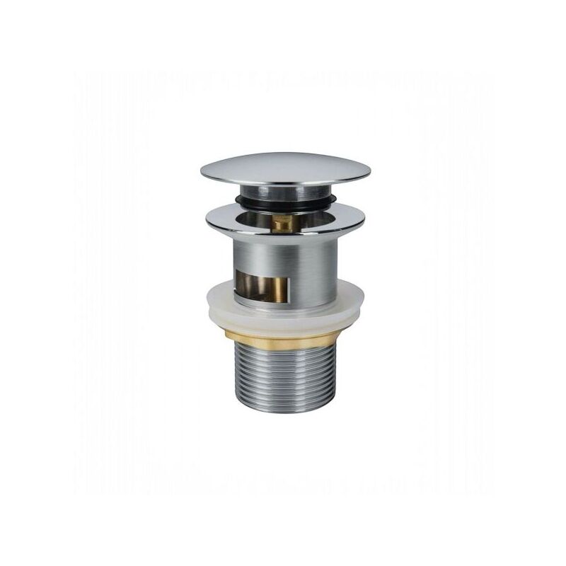 foto del prodotto topolenashop piletta scarico click clack universale 1 4 argento tappo lavabo lavello 59601