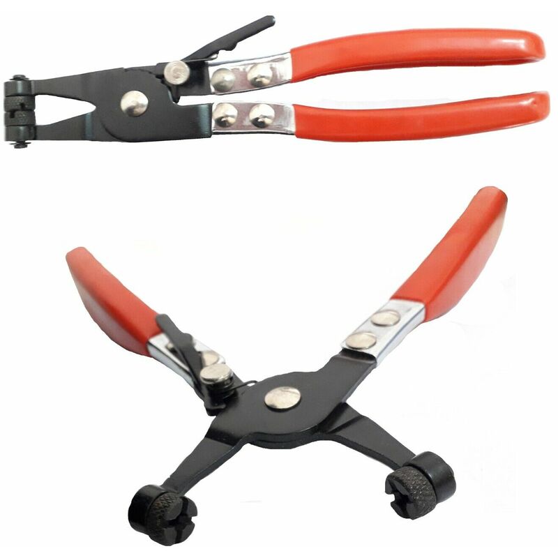 foto del prodotto topolenashop pinza a clic per fascette stringitubi morsetti auto 215mm fessura a croce