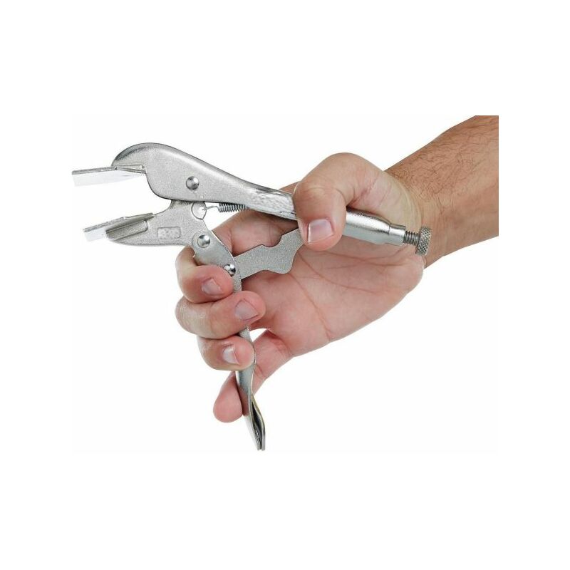 foto del prodotto topolenashop pinza a scatto autobloccante piatta morsetto piatto 10 250mm art.110501