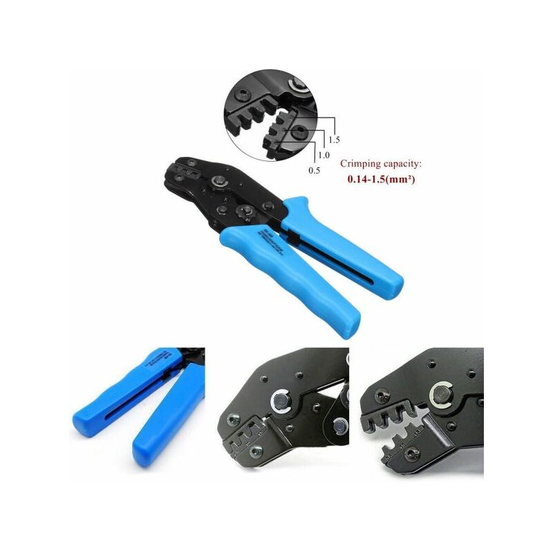 foto del prodotto topolenashop pinza crimpatrice per terminali awg26 16 0.14 1.5 mm crimpatura sn 48b