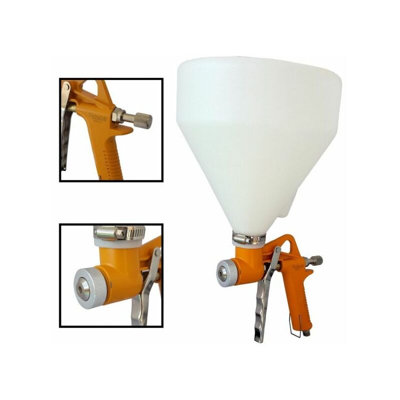 foto del prodotto topolenashop pistola aerografo verniciatura professionale 4500ml ugelli 4 6 8mm a831421