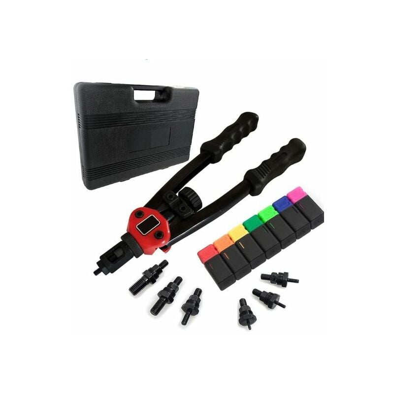 immagine 0 del prodotto topolenashop pistola rivettatrice manuale con mandrini m3 m4 m5 m6 m8 m10 m12.art 01123