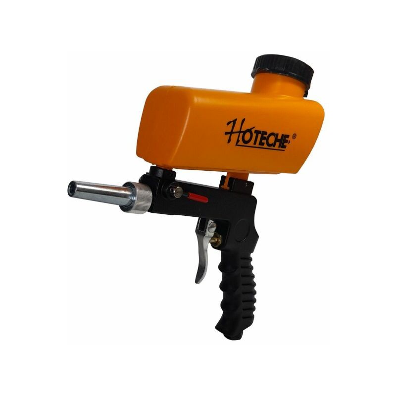 foto del prodotto topolenashop pistola sabbiatrice pneumatica con serbatoio con ugello 1 4 serbatoio 750ml