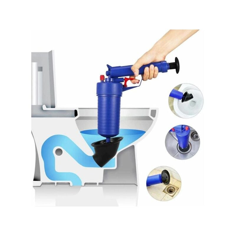 foto del prodotto topolenashop pistola sturalavandino a pressione pompa libera stura tubi lavandini wc lavabo