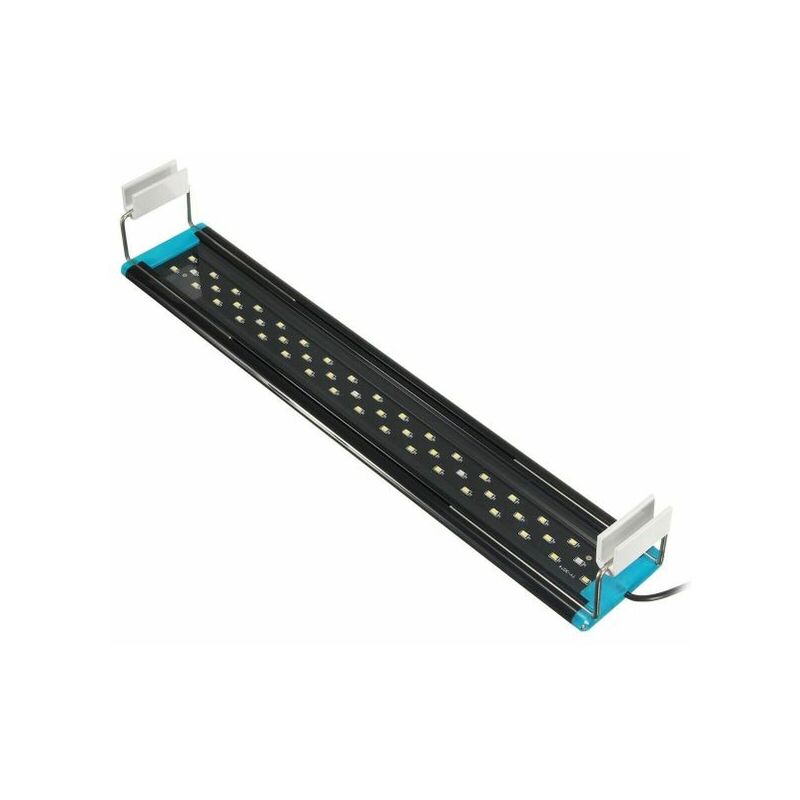 foto del prodotto topolenashop plafoniera led luce bianca blu lampada per acquario barra da 40 a 50cm dee d93