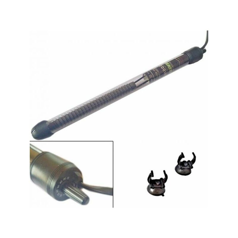 foto del prodotto topolenashop riscaldatore per acquario 200 watt con termostato termoriscaldatore per acquari