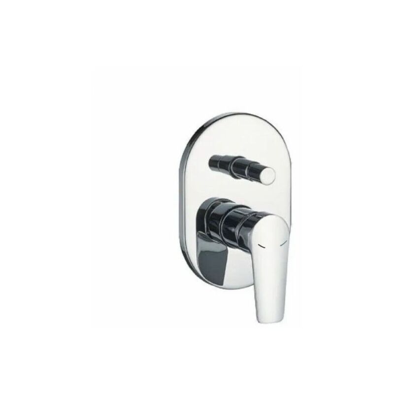 immagine 0 del prodotto topolenashop rubinetto miscelatore da parete ad incasso doccia con deviatore 2 vie cube 87123